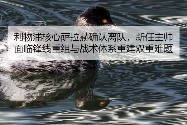 利物浦核心萨拉赫确认离队，新任主帅面临锋线重组与战术体系重建双重难题